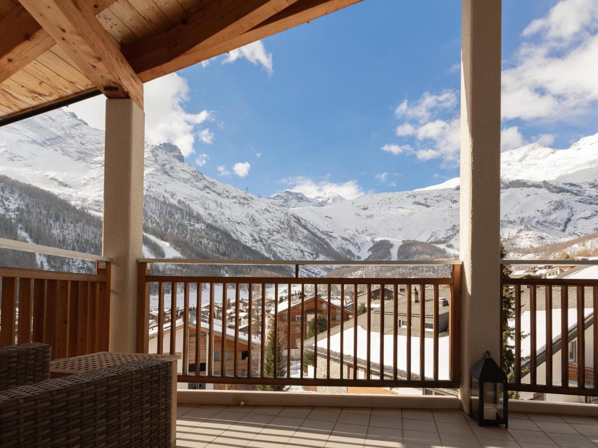 Apartment Penthouse Victoria'S Home Im Haus Judith By Interhome Saas-Fee Exterior photo