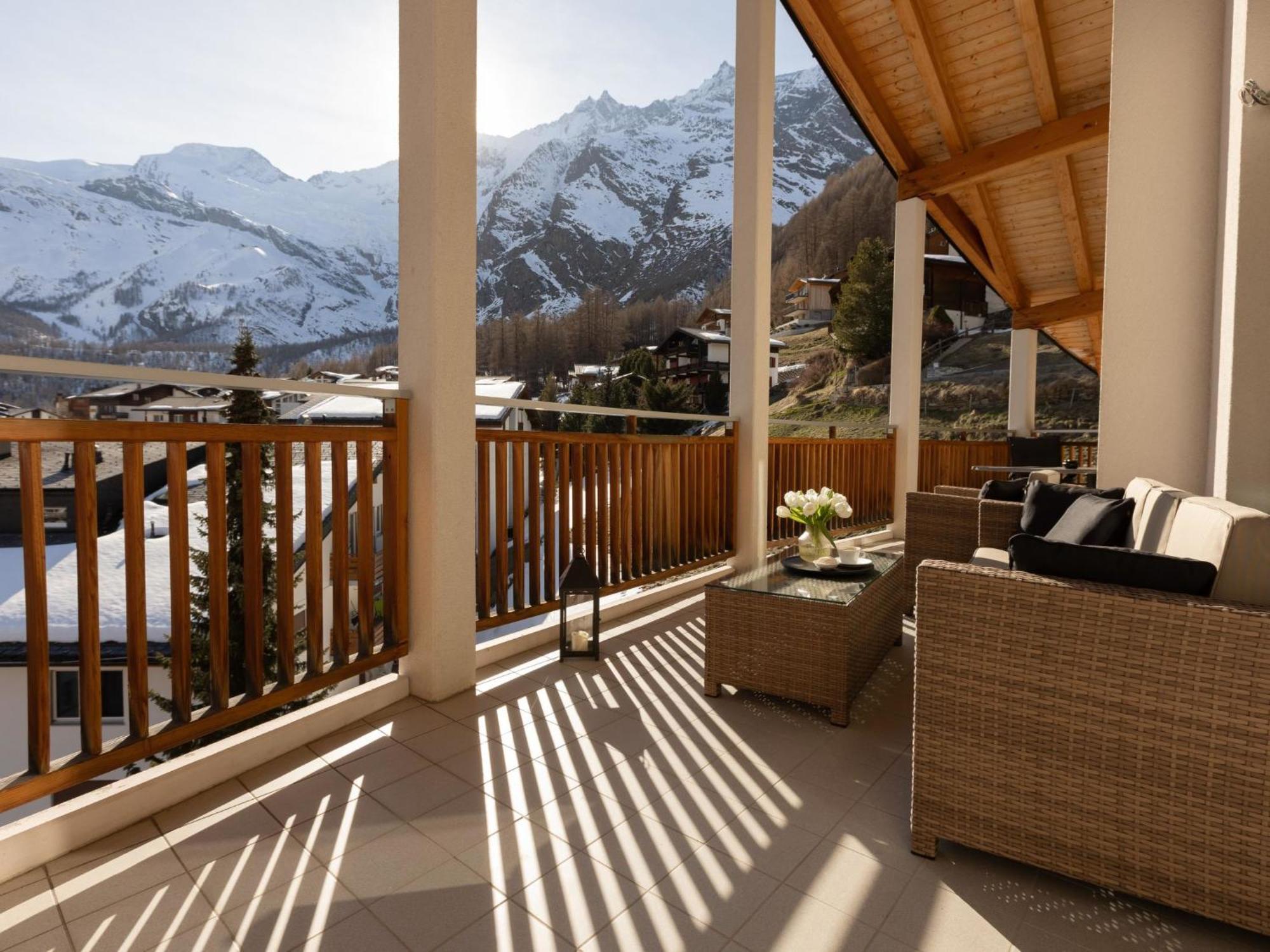 Apartment Penthouse Victoria'S Home Im Haus Judith By Interhome Saas-Fee Exterior photo