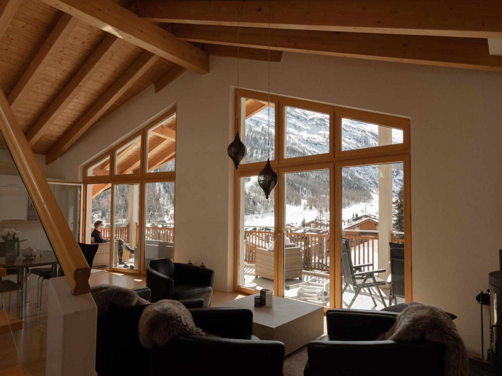 Apartment Penthouse Victoria'S Home Im Haus Judith By Interhome Saas-Fee Exterior photo