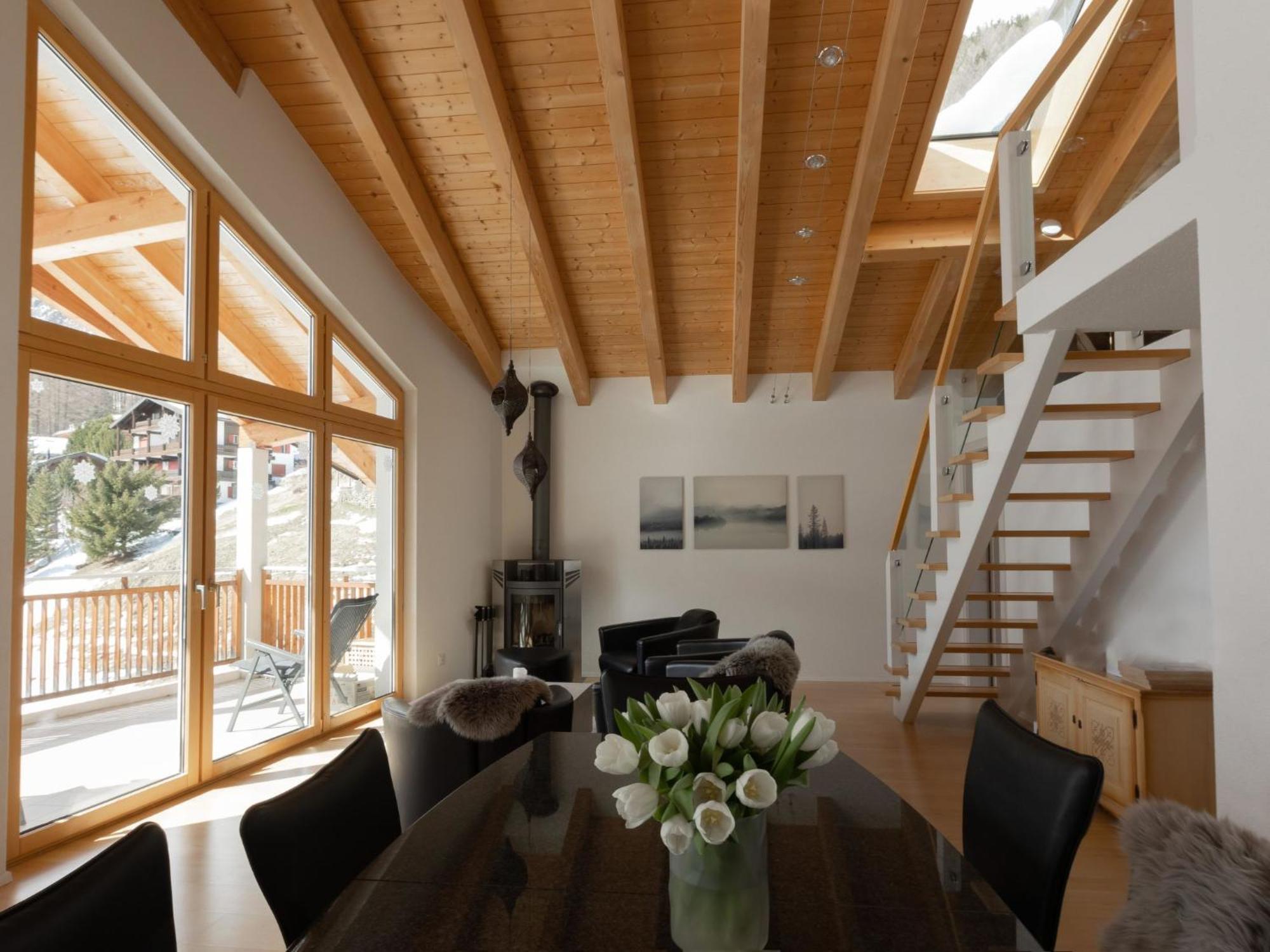 Apartment Penthouse Victoria'S Home Im Haus Judith By Interhome Saas-Fee Exterior photo