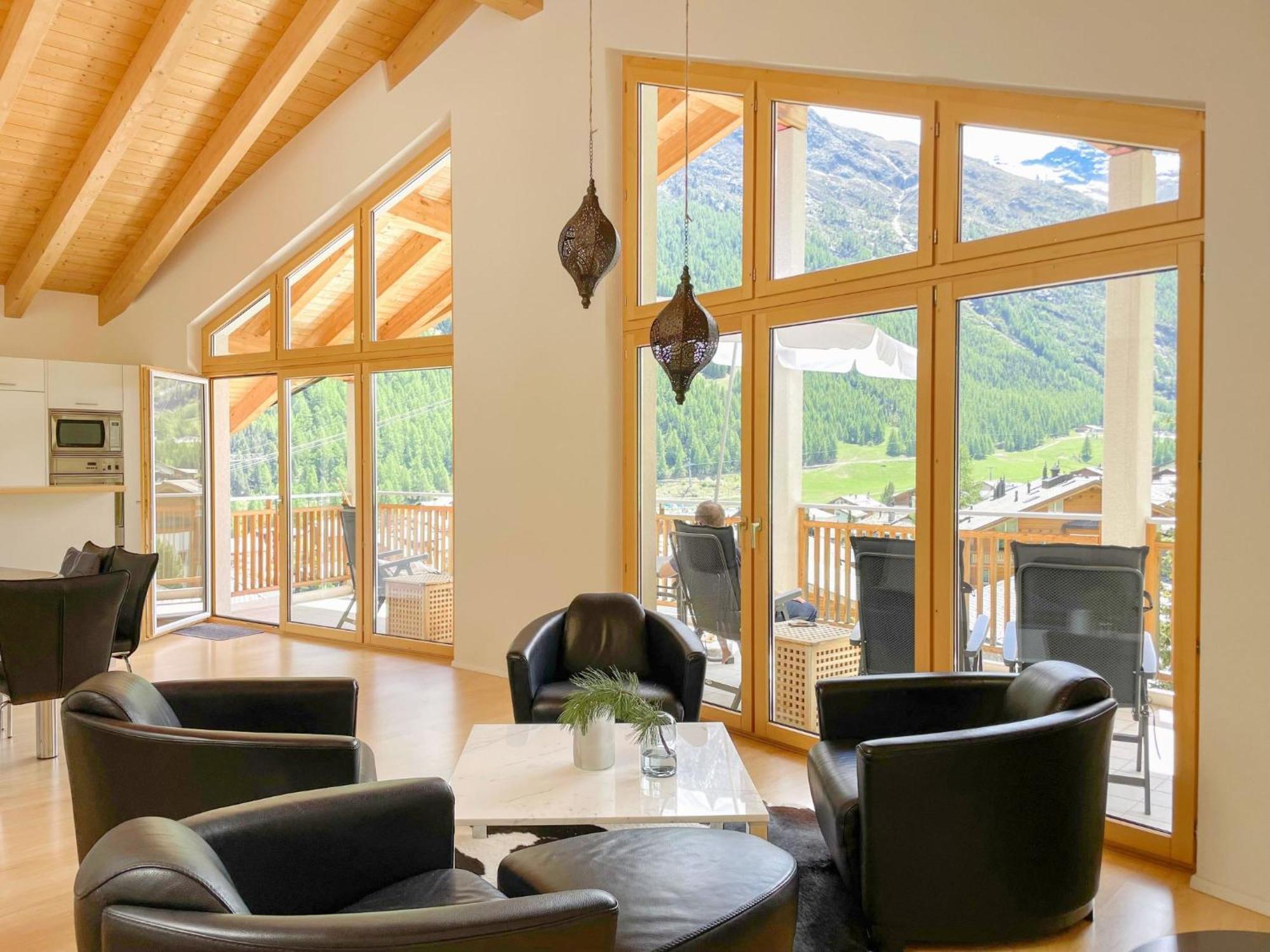 Apartment Penthouse Victoria'S Home Im Haus Judith By Interhome Saas-Fee Exterior photo