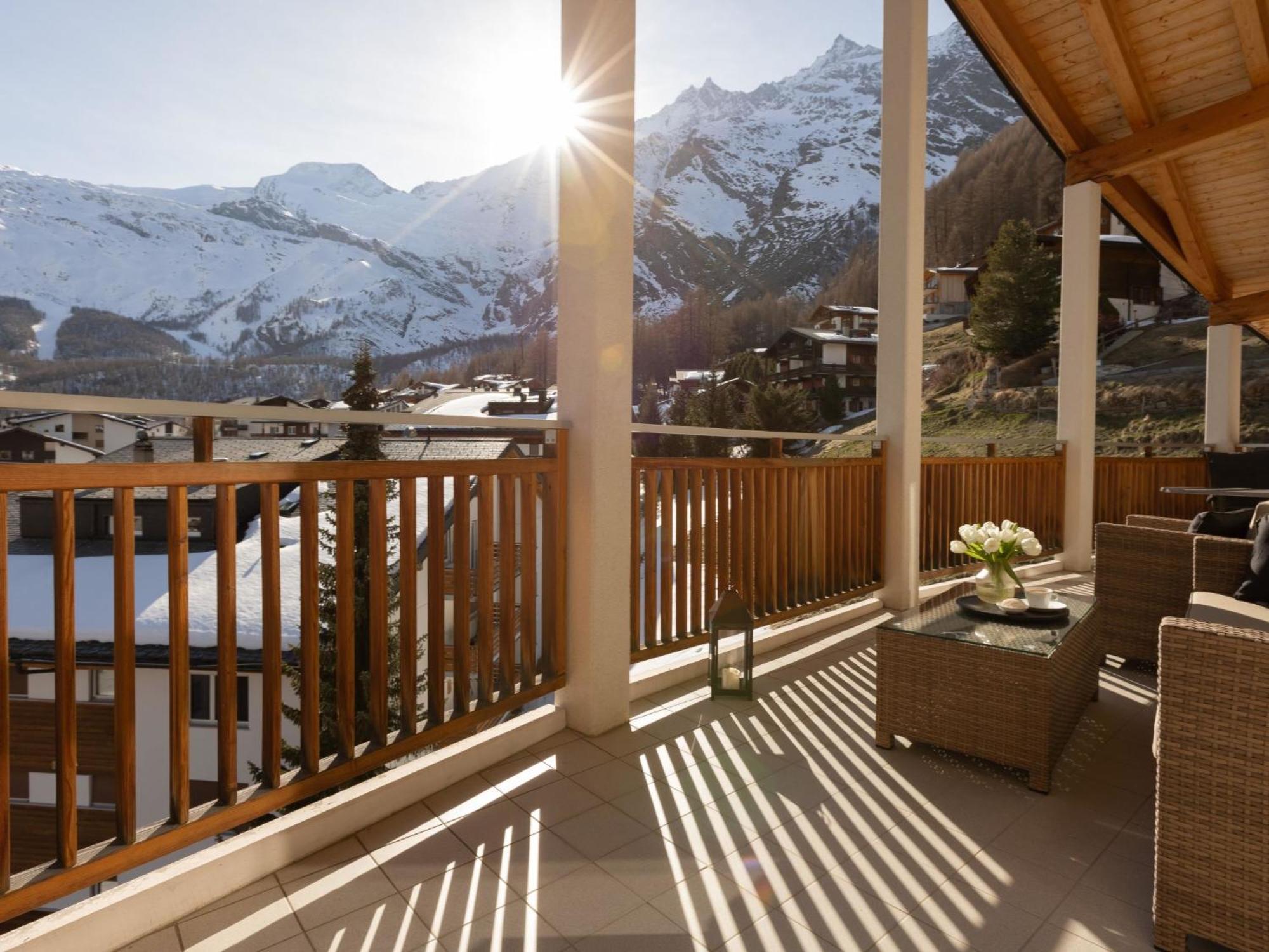 Apartment Penthouse Victoria'S Home Im Haus Judith By Interhome Saas-Fee Exterior photo